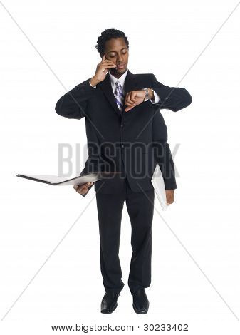 Businessman - Busy Multitasker