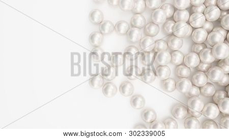 Pile Pearls Image Photo Free Trial Bigstock