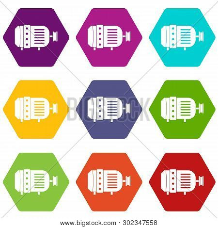 White Electric Motor Icon See More on | SilentTool Wohohoo