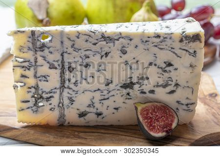 Gorgonzola Picant Italian Blue Cheese, Made From Unskimmed Cow's Milk In North Of Italy