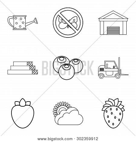 Motherland Icons Set. Outline Set Of 9 Motherland Icons For Web Isolated On White Background