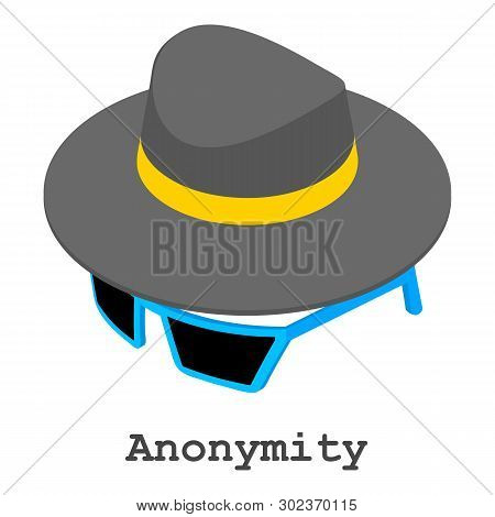 Anonymity Icon. Isometric Illustration Of Anonymity Icon For Web