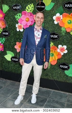 LOS ANGELES - MAY 20:  Jordan Whalen at the Lifetime TV Summer Luau at the W Hotel on May 20, 2019 in Westwood, CA