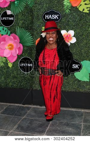 LOS ANGELES - MAY 20:  Tonya Banks at the Lifetime TV Summer Luau at the W Hotel on May 20, 2019 in Westwood, CA