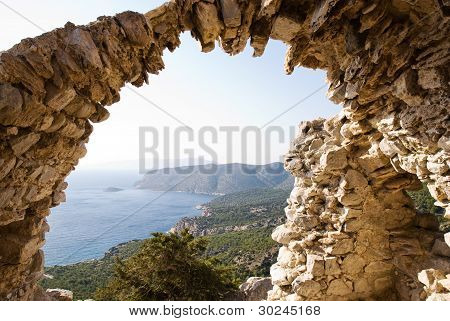 Monolithos-linnan rauniot