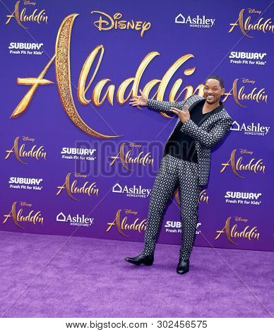 Will Smith at the Los Angeles premiere of 'Aladdin' held at the El Capitan Theatre in Hollywood, USA on May 21, 2019.