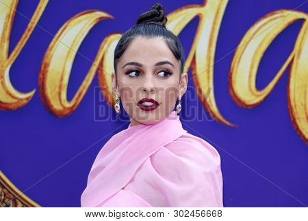 Naomi Scott at the Los Angeles premiere of 'Aladdin' held at the El Capitan Theatre in Hollywood, USA on May 21, 2019.