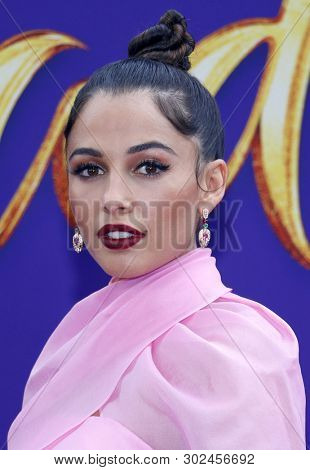 Naomi Scott at the Los Angeles premiere of 'Aladdin' held at the El Capitan Theatre in Hollywood, USA on May 21, 2019.