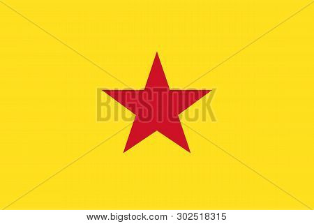 Flag Rectangular Shape, Rectangular Shape Icon On White Background