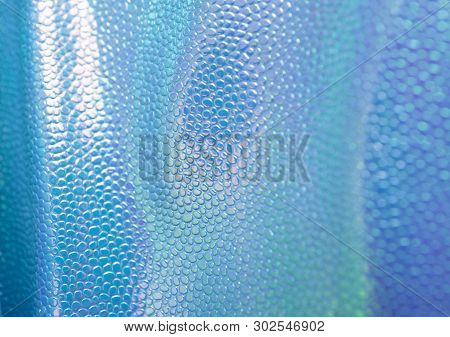 Holographic Abstract Texture With Selective Focus, Rainbow Bacdrop