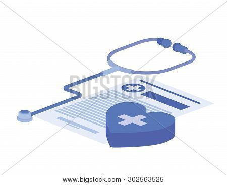 Medicine Objects On White Background Vector Illustration Design