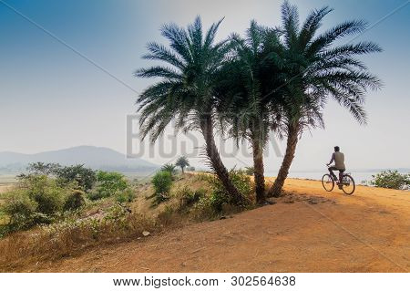 A Village Road In Rural India , Baranti Village - West Bengal, India