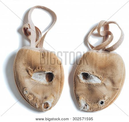 Shoes For Rhythmic Gymnastics Very Worn Lot Of Training