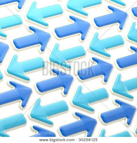 Sfondo astratto fatto di puntatori e frecce