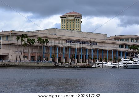 Tampa, Flordia, Usa - January 7, 2017: Tampa Convention Center