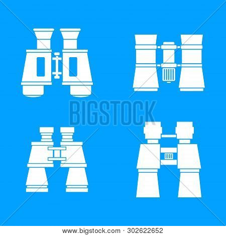 Binoculars Icon Set. Image & Photo (Free Trial) | Bigstock