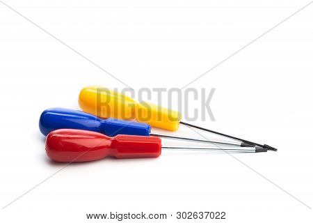Screwdriver Type Torx Isolated On White. - Image