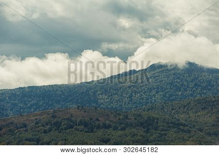 Beauty view in mountains of Altai. Kolyvan range - a mountain range in the north-west of the Altai Mountains, in the Altai Territory of Russia