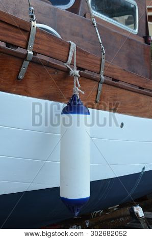 A Detail Of A Boat In Buggerru, Sardinia