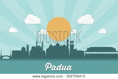 Padua Skyline - Italy - Vector Illustration - Vector