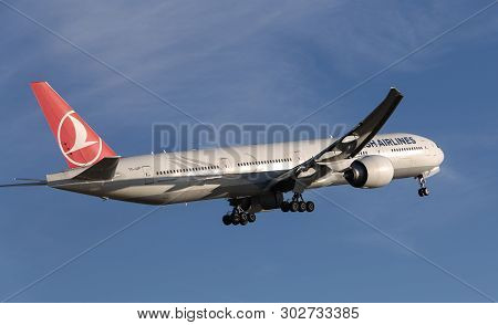 Airplane Takeoff From Airport