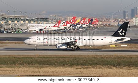 Airplane Takeoff From Airport