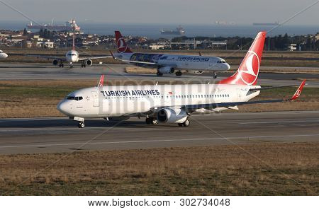 Airplane Takeoff From Airport