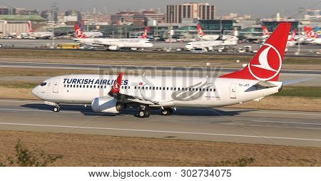 Airplane Takeoff From Airport
