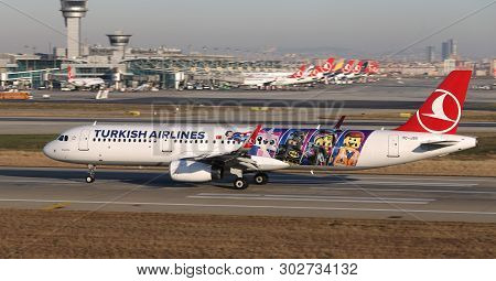 Airplane Takeoff From Airport
