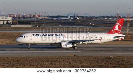 Airplane Takeoff From Airport