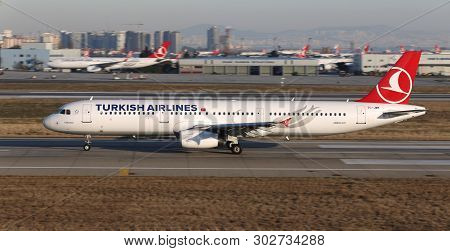 Airplane Takeoff From Airport