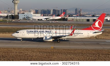 Airplane Takeoff From Airport