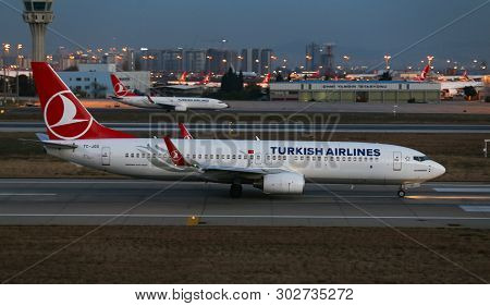 Airplane Takeoff From Airport