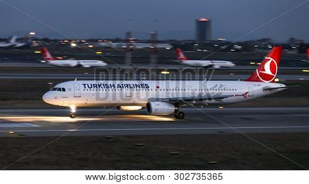 Airplane Takeoff From Airport