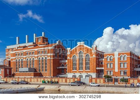 Lisbon, Portugal.Central Tejo, the old power plant converted into Museu da Electricidade or Electricity Museum. 