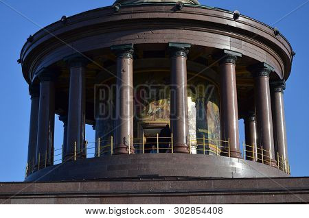 Berlin Victory Column Monument In Tiergarten Park