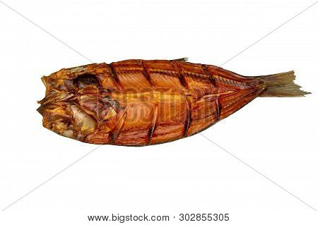 Fish Silver Carp Cold Smoked Layer. Isolate