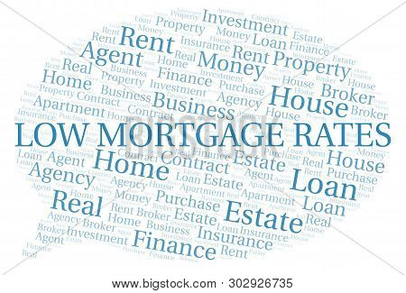 Low Mortgage Rates Vector & Photo (Free Trial) | Bigstock