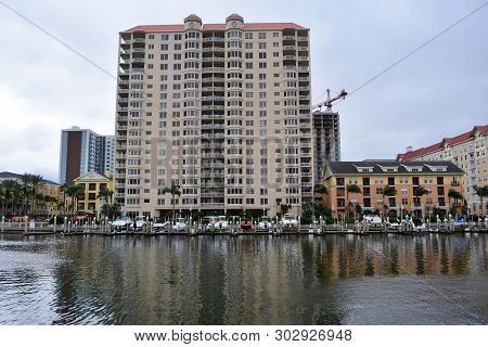 Tampa, Flordia, Usa - January 7, 2017: The Tampa Bay