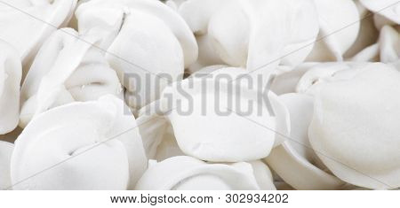 Many Of Meat Dumplings As Food Background