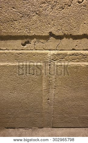 Block Connection Detail The Mystery Of History Megalithic Basement Western Walls Of Temple Mountain 