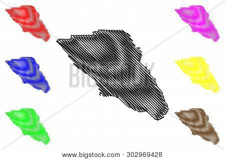 Sonoma County, California (counties In California, United States Of America,usa, U.s., Us) Map Vecto