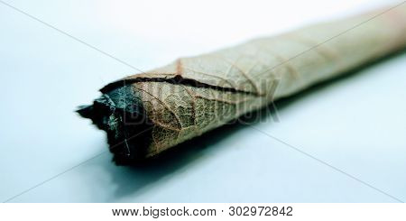 A picture of cigar on white background