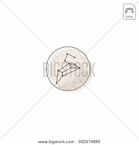 Zodiak Logo Or Symbol Design Vector Element Isolated