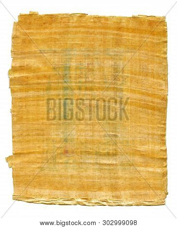 Fragment Of Ancient Egyptian Papyrus (from The Karnak Temple, Thebes Valley, Luxor, Egypt). Antique 