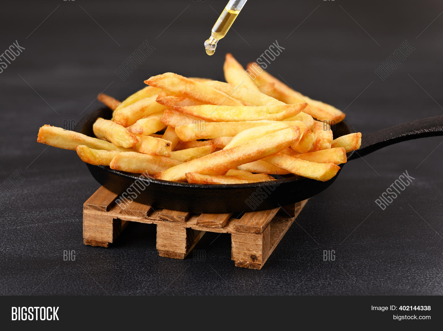 Fried Fries Frying Pan Image & Photo (Free Trial) Bigstock