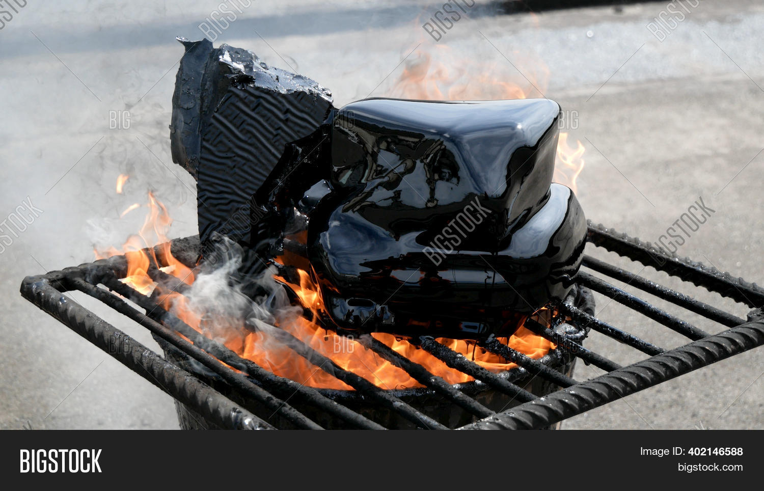 Molten Hot Tar Bucket Image & Photo (Free Trial) Bigstock