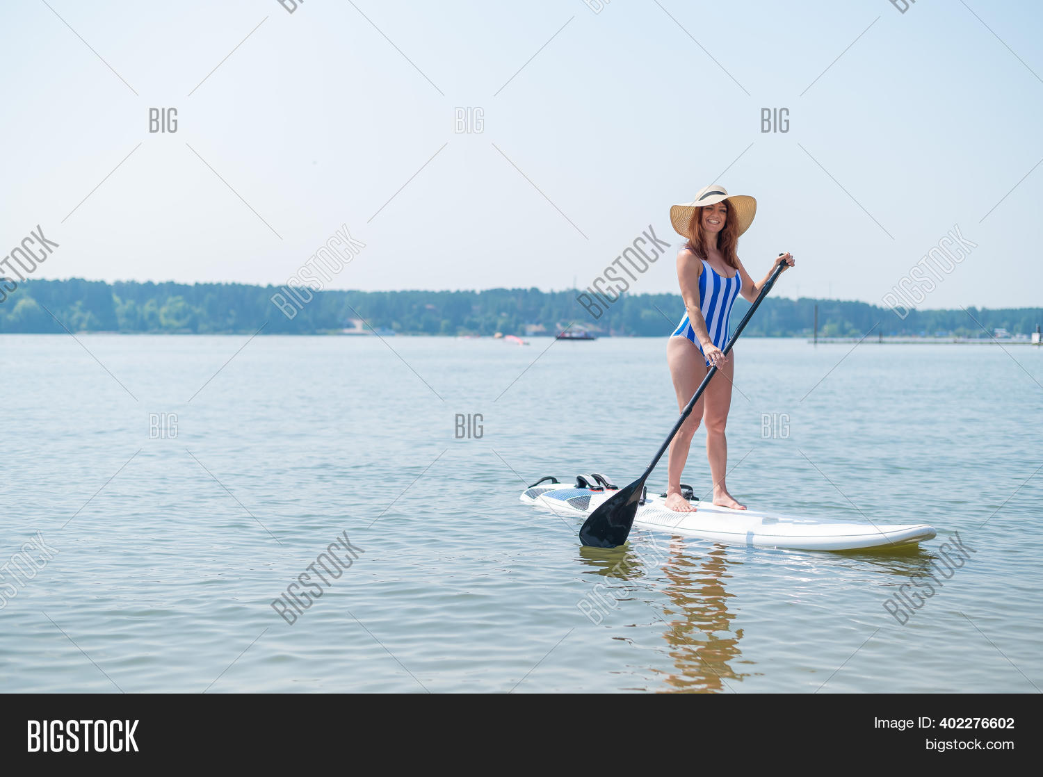 Woman Swimsuit Hat Image \u0026 Photo (Free 
