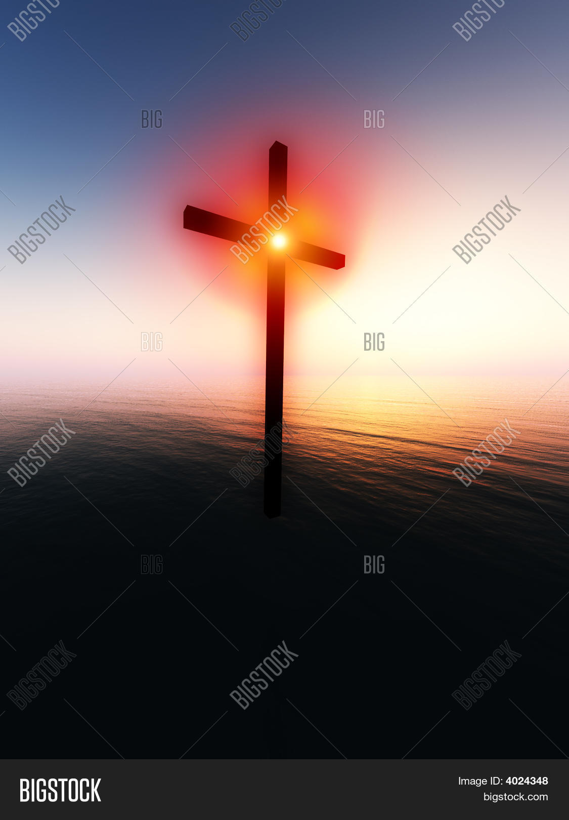 Floating Cross Over Image & Photo (Free Trial) Bigstock