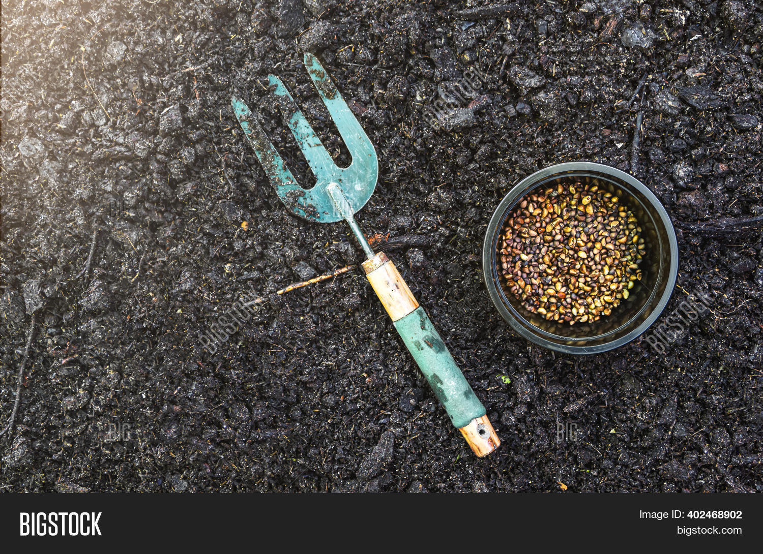 Fork Shoveled Soil Image & Photo (Free Trial) Bigstock